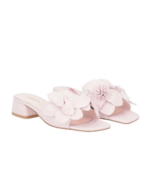 Sandalo Paloma in pelle con fiore Tosca Blu TOSCA BLU | SS2532S322-C21